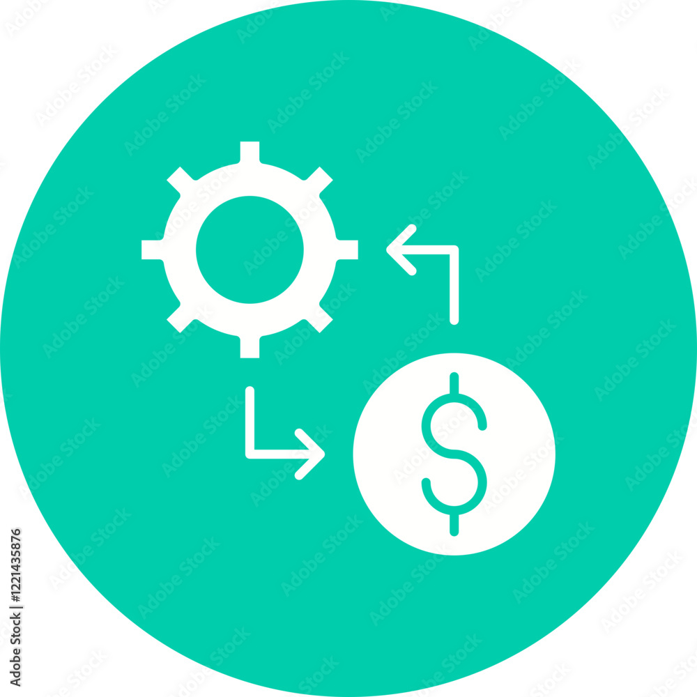 Cost Management icon single vector illustration Cost Management icon single vector illustration