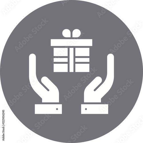 Rewarding Employees icon single vector illustration