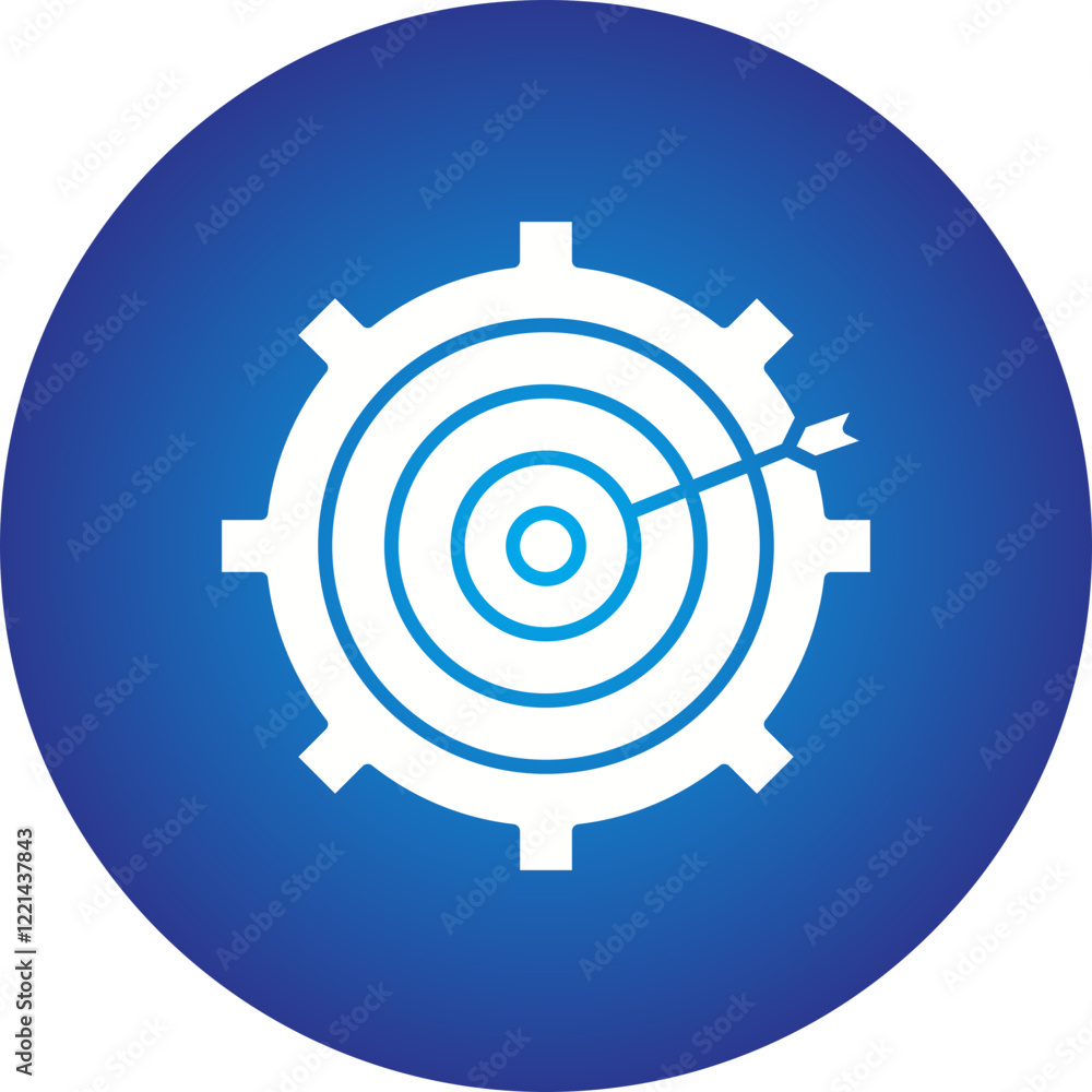 Goals Management icon single vector illustration Goals Management icon single vector illustration