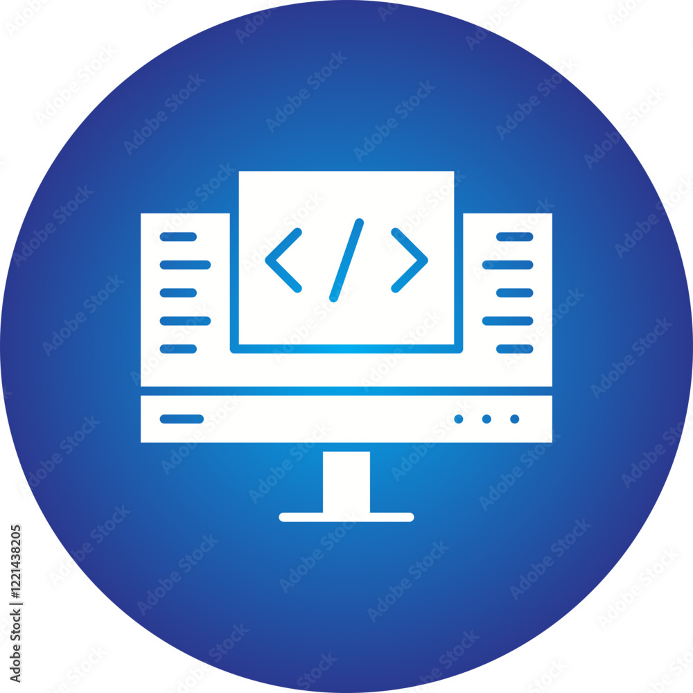Development icon single vector illustration Development icon single vector illustration