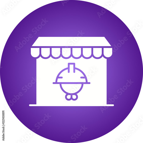 Labor Market icon single vector illustration
