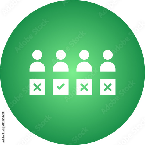 Selection icon single vector illustration