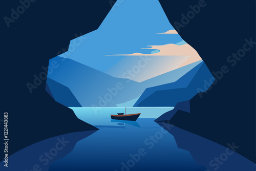 boat on the sea