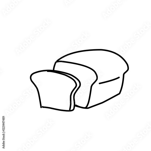 illustration set of various breads