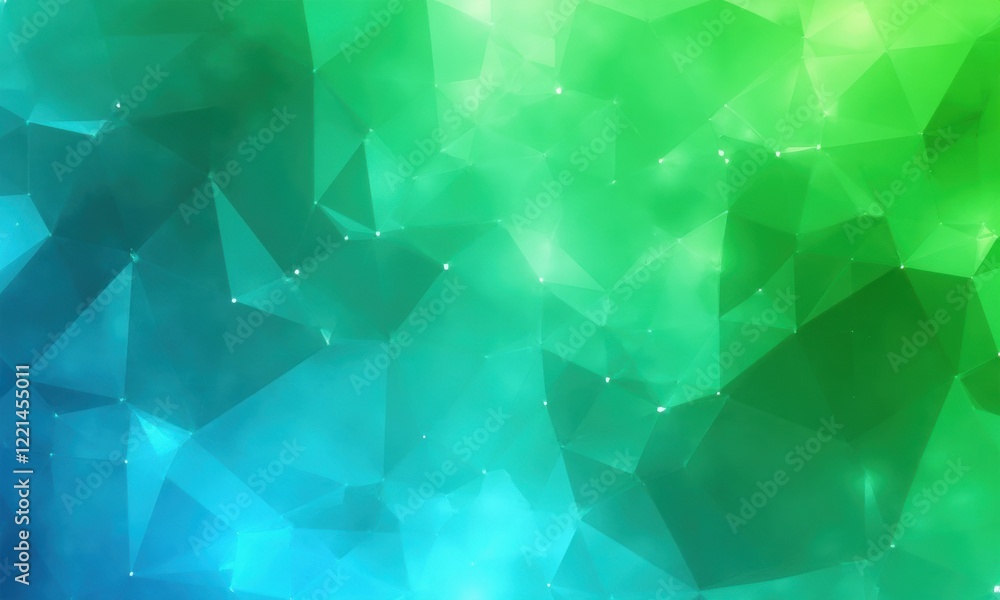 Green and blue background with a lot of triangles Green and blue background with a lot of triangles
