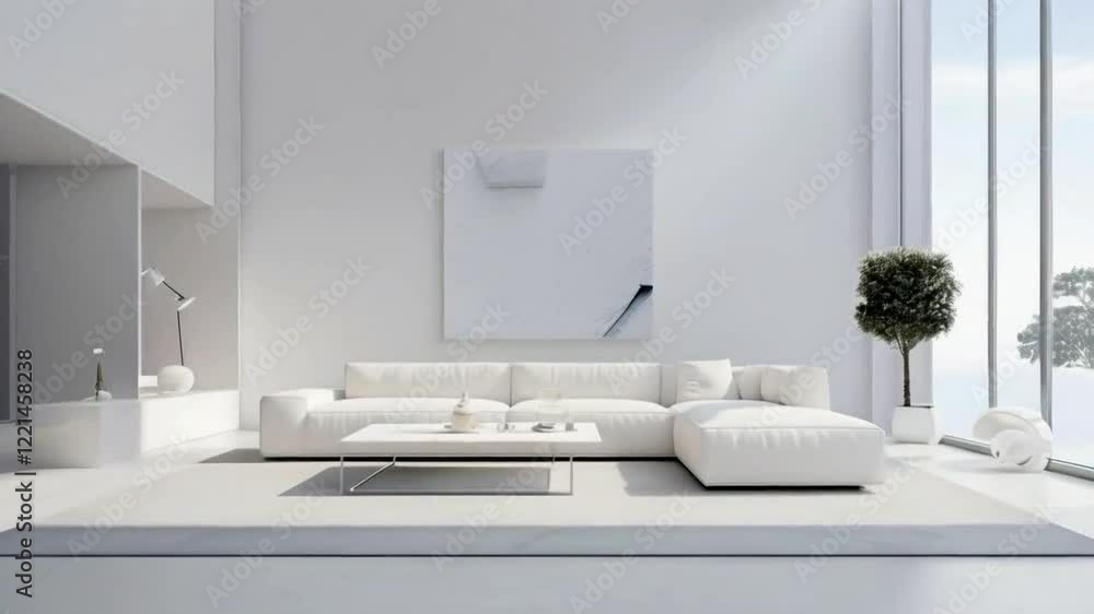 modern living room with white furniture modern living room with white furniture