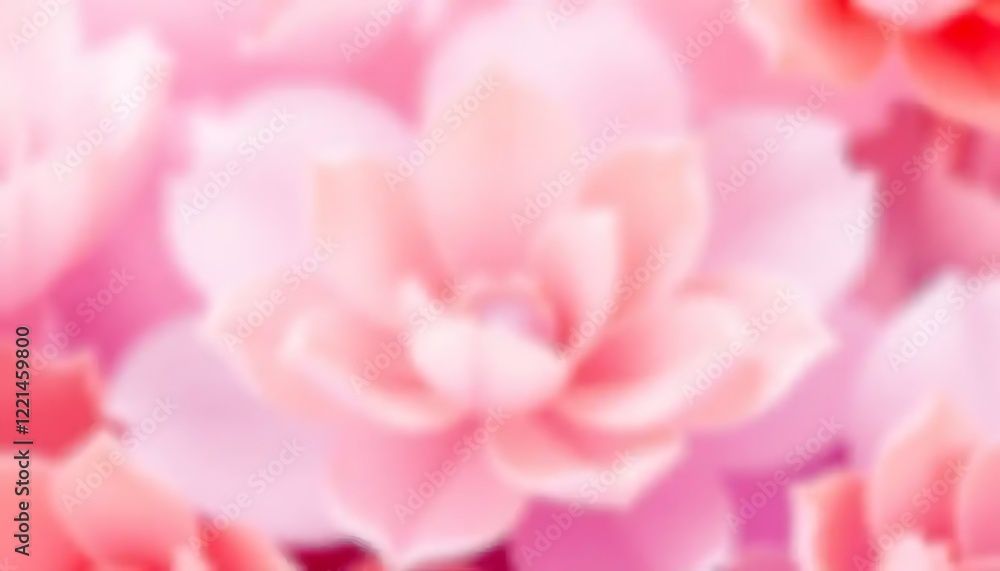 Delicate Pink Blossoms Softly Blurred Background Delicate Pink Blossoms Softly Blurred Background
