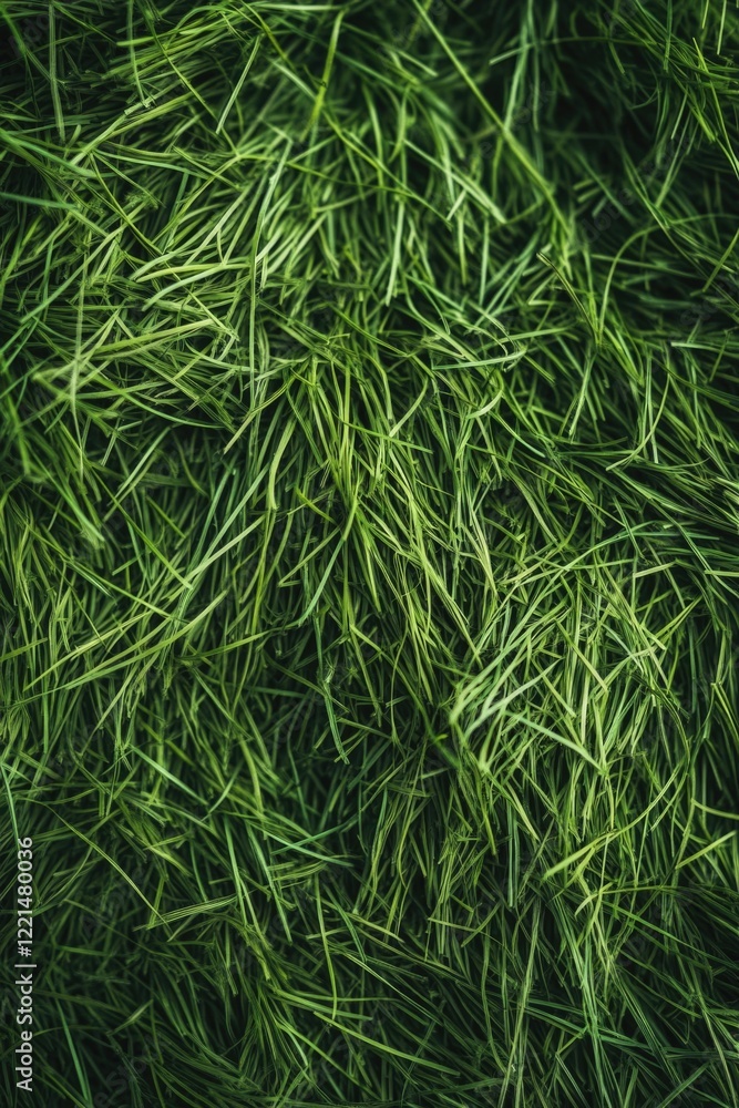 A detailed view of lush green blades of grass A detailed view of lush green blades of grass