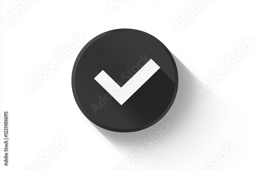 Free Download Black check mark icon. Tick symbol, tick icon vector illustration. - GFXLoad