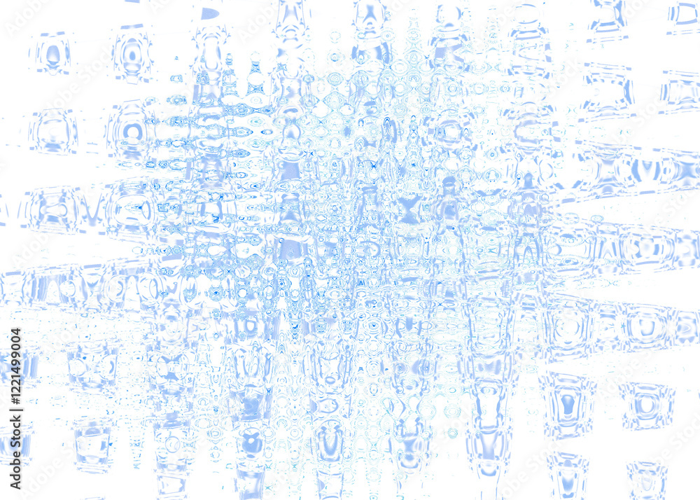 An abstract transparent psychedelic wavy liquid splatter design element overlay.