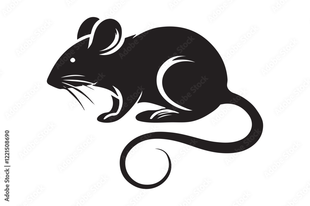 Obraz premium Rat silhouette