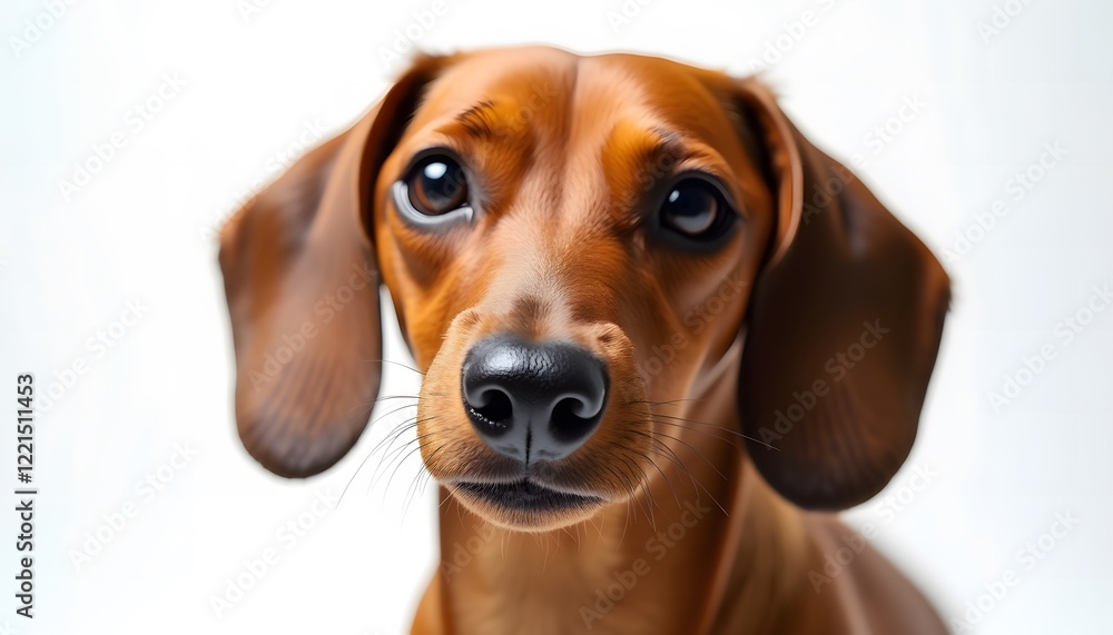 portrait of a dachshund dog portrait of a dachshund dog