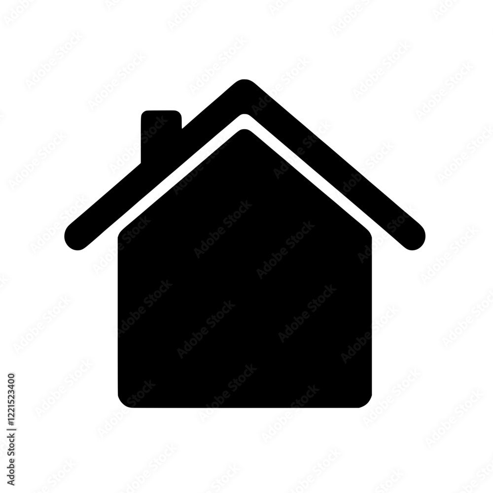 Home Icon: Simple, yet elegant, this minimalist black home icon, isolated against a transparent background, symbolizes the comfort, security and familiarity of home, perfect for website. Home Icon: Simple, yet elegant, this minimalist black home icon, isolated against a transparent background, symbolizes the comfort, security and familiarity of home, perfect for website.