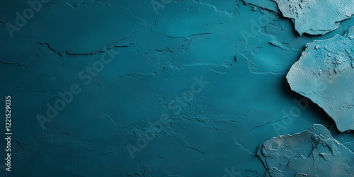 Wallpaper Mural Beautiful abstract textured background showcasing turquoise layers with rough edges against a vibrant blue backdrop Torontodigital.ca