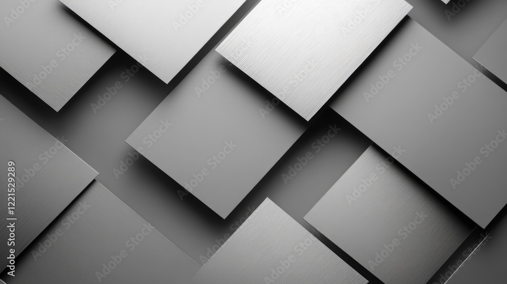 A collection of black and white squares on a white background A collection of black and white squares on a white background