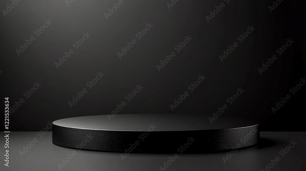 3D rendered abstract vector background with a round podium for product display. 3D rendered abstract vector background with a round podium for product display.