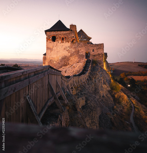 Obraz na płótnie Famous medieval castle of Boldogko, Hungary w salonie