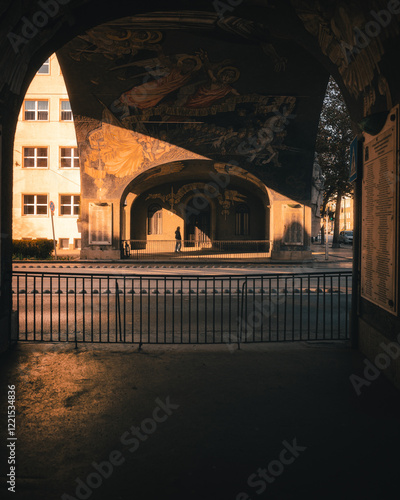 Obraz na płótnie The iconic gate of heroes in Szeged, Hungary w salonie