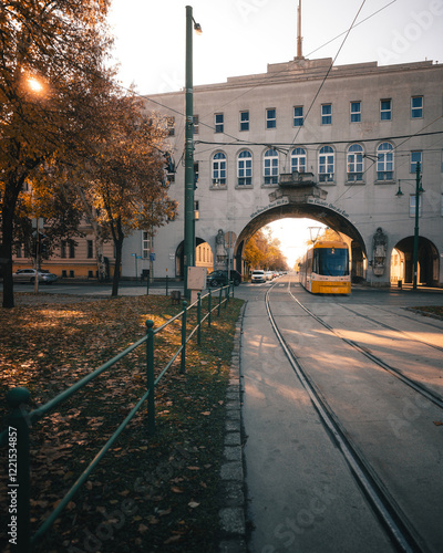 Obraz na płótnie The iconic gate of heroes in Szeged, Hungary w salonie