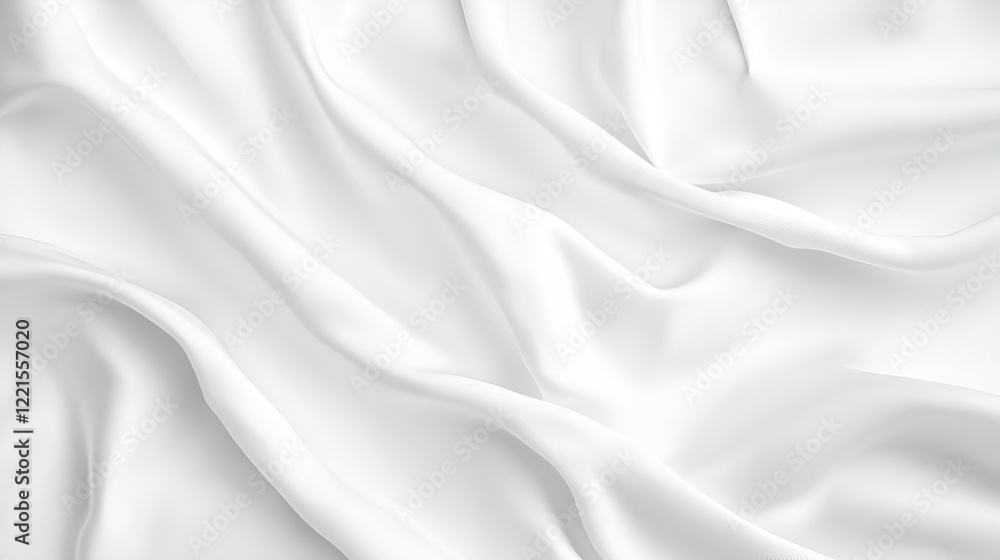 Smooth white fabric with elegant draping and soft folds. Perfect for backgrounds or textures. Smooth white fabric with elegant draping and soft folds. Perfect for backgrounds or textures.