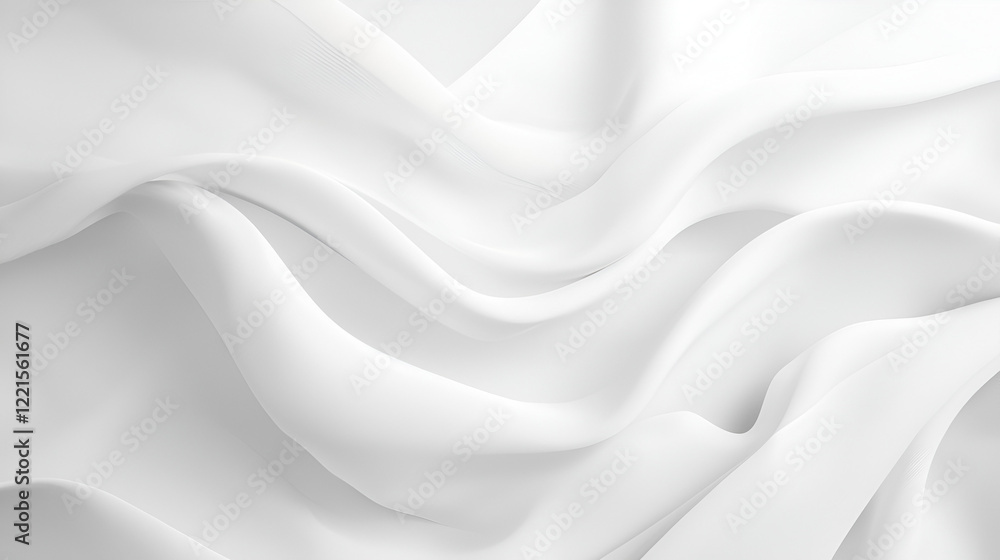 Abstract white fabric with soft, flowing folds and elegant curves. Perfect for backgrounds or design projects. Abstract white fabric with soft, flowing folds and elegant curves. Perfect for backgrounds or design projects.