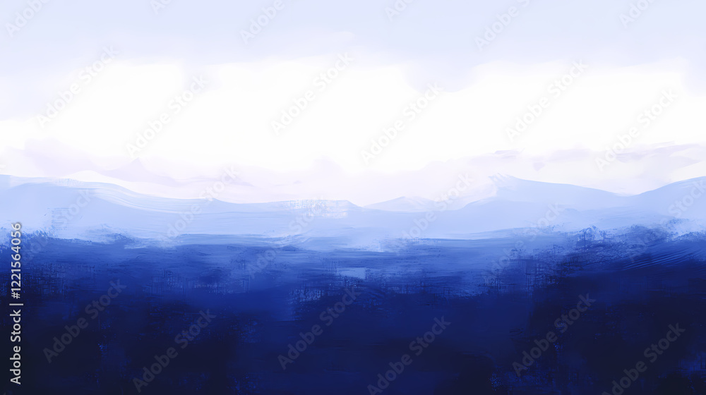 Rothko brush strokes a serene and peaceful indigo horizon at dusk where the sky transitions from soft blues to deep indigo and purples the horizon is minimalistic with. Indigo Horizon. Illustration Rothko brush strokes a serene and peaceful indigo horizon at dusk where the sky transitions from soft blues to deep indigo and purples the horizon is minimalistic with. Indigo Horizon. Illustration