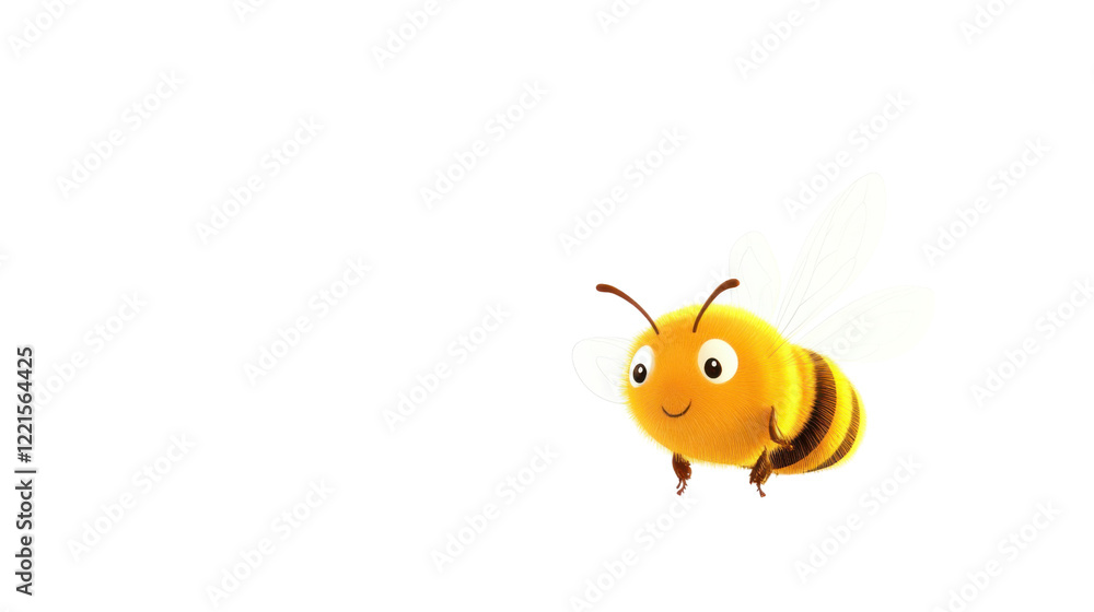 Bee on transparent background Bee on transparent background