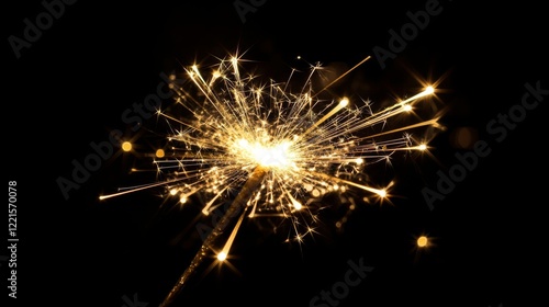 Wallpaper Mural Sparkling Celebration: Golden Burst of Joyful Moments Torontodigital.ca