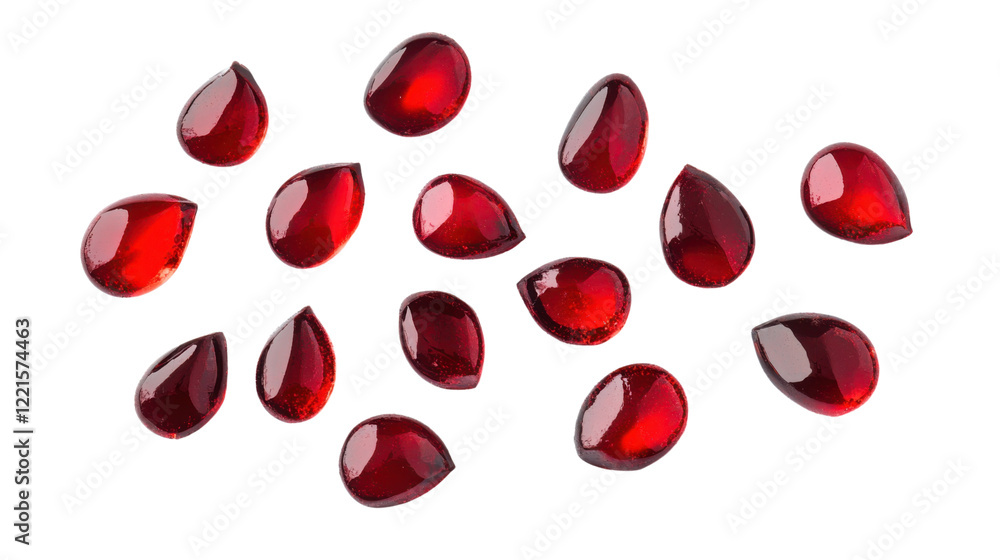 Dynamic red blood cells on transparent background Dynamic red blood cells on transparent background