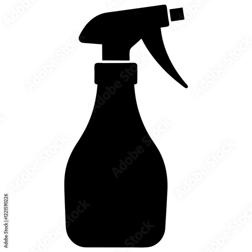 spray bottle isolated on white
