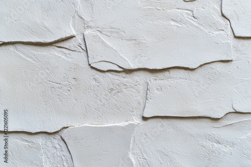 Wallpaper Mural The wall is made of white stone and has a rough texture Torontodigital.ca