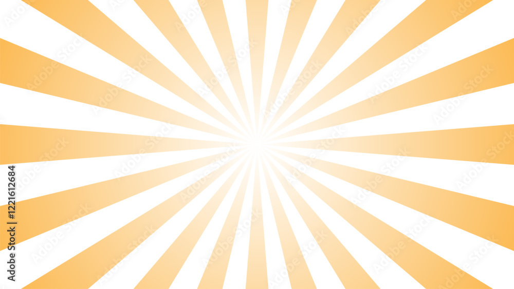 Retro sunburst background with rays or stripes in the center. Sun burst retro background. Star burst abstract backdrop. Vector illustration