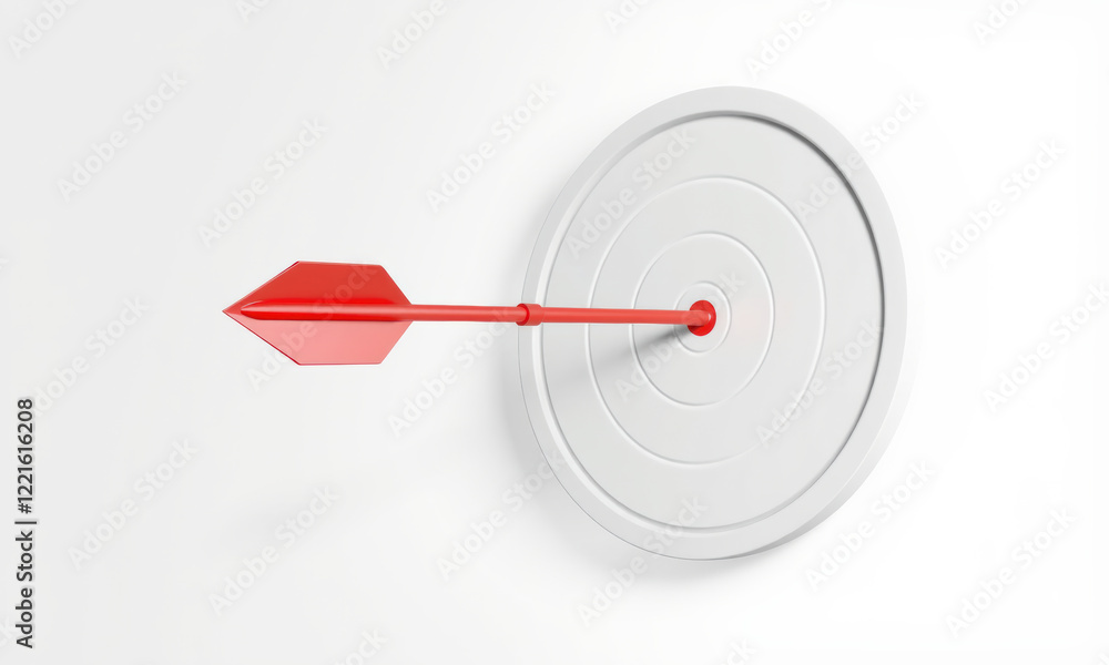 red arrow hitting target symbolizes precision and focus in achieving goals. This captures essence of success and determination in minimalist design red arrow hitting target symbolizes precision and focus in achieving goals. This captures essence of success and determination in minimalist design