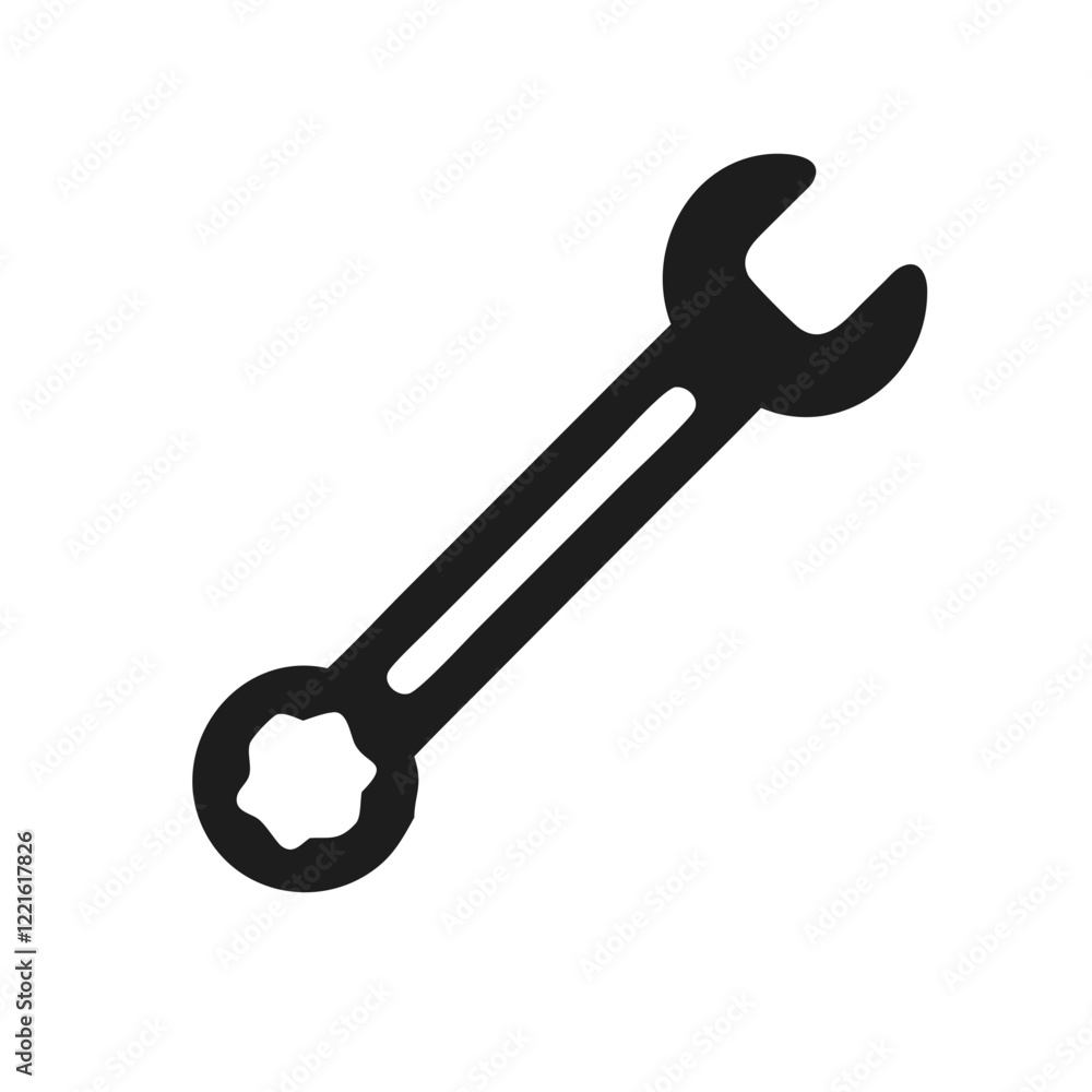 Tool Wrench Icon - Vector Tool Wrench Icon - Vector