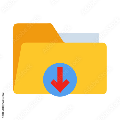 Download Folder Icon - Vector