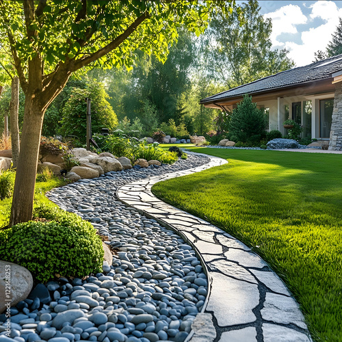 an image for a landscaping company for residential