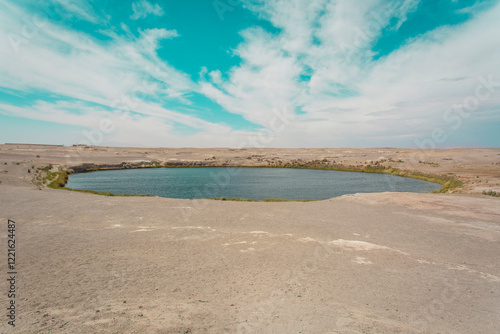 Chiu Chiu lagoon in the Atacama Desert