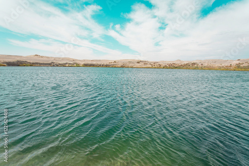 Chiu Chiu lagoon in the Atacama Desert