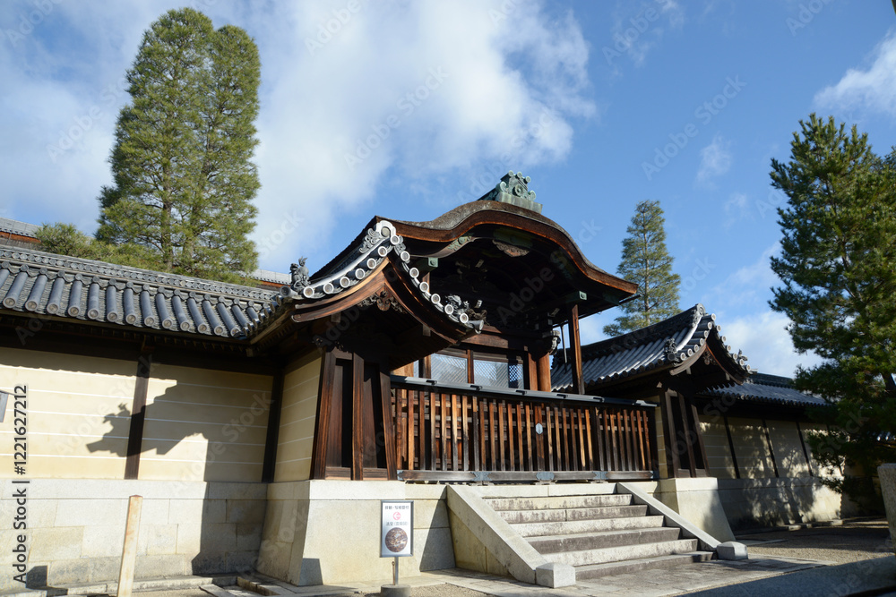 妙心寺 方丈の唐門 京都市右京区花園 妙心寺 方丈の唐門 京都市右京区花園