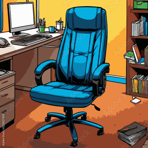 office chair vector for design needs 