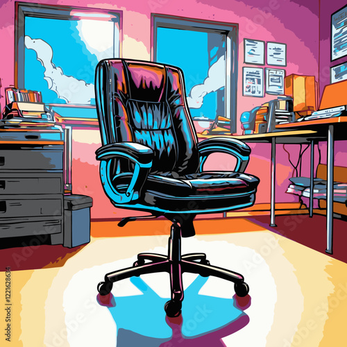 office chair vector for design needs 