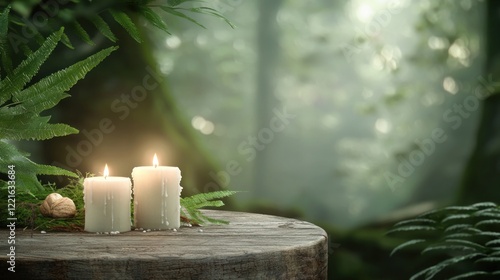 Forest Candles and Tranquility