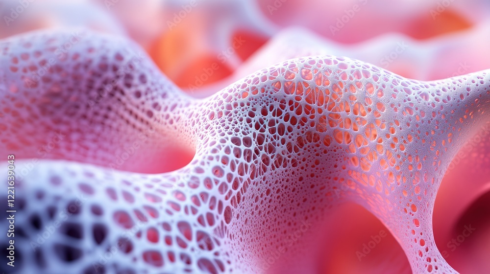 Abstract macro image of colorful cellular structure scientific visualization artistic environment close-up perspective Abstract macro image of colorful cellular structure scientific visualization artistic environment close-up perspective