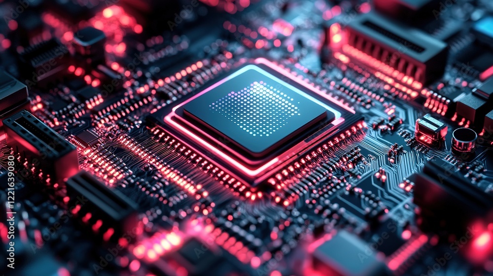 Exploring advanced technology circuits digital lab macro photography futuristic environment close-up view innovation concepts Exploring advanced technology circuits digital lab macro photography futuristic environment close-up view innovation concepts