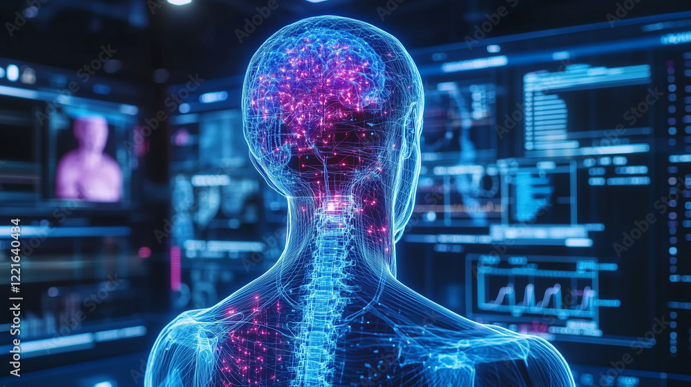 Digital Humanoid Brain Network Visualization Digital Humanoid Brain Network Visualization