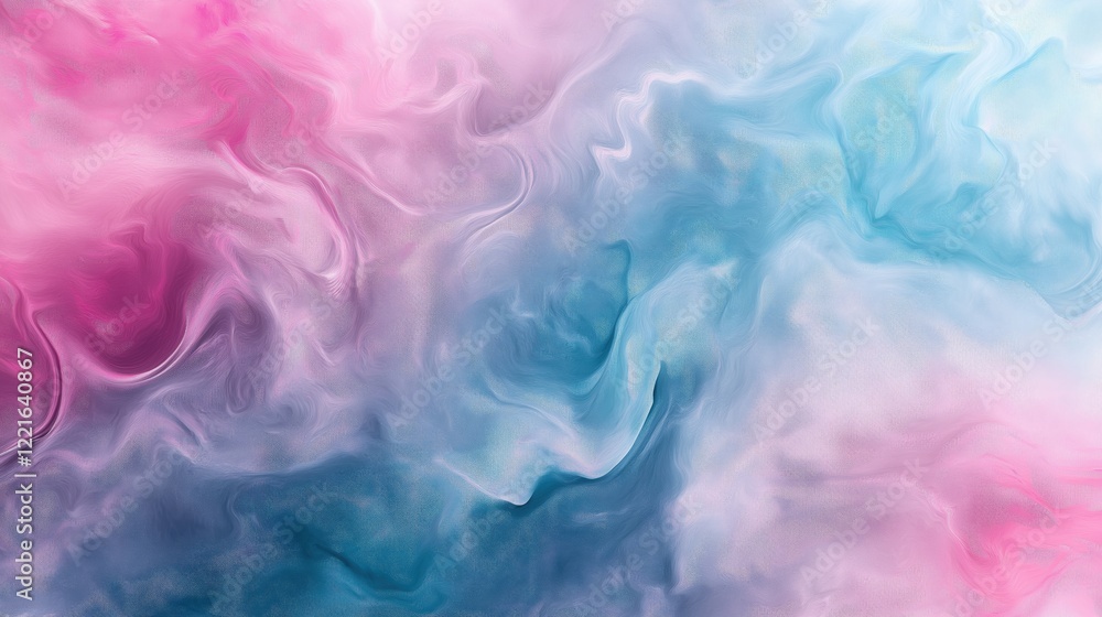 Soft pastel abstract texture with flowing pink and blue gradients Soft pastel abstract texture with flowing pink and blue gradients