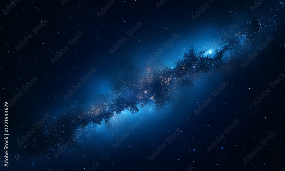Glowing nebulae, stars in dark space suitable for science fiction, astronomy, or space-related concepts. Perfect for backgrounds, book covers, or posters Glowing nebulae, stars in dark space suitable for science fiction, astronomy, or space-related concepts. Perfect for backgrounds, book covers, or posters