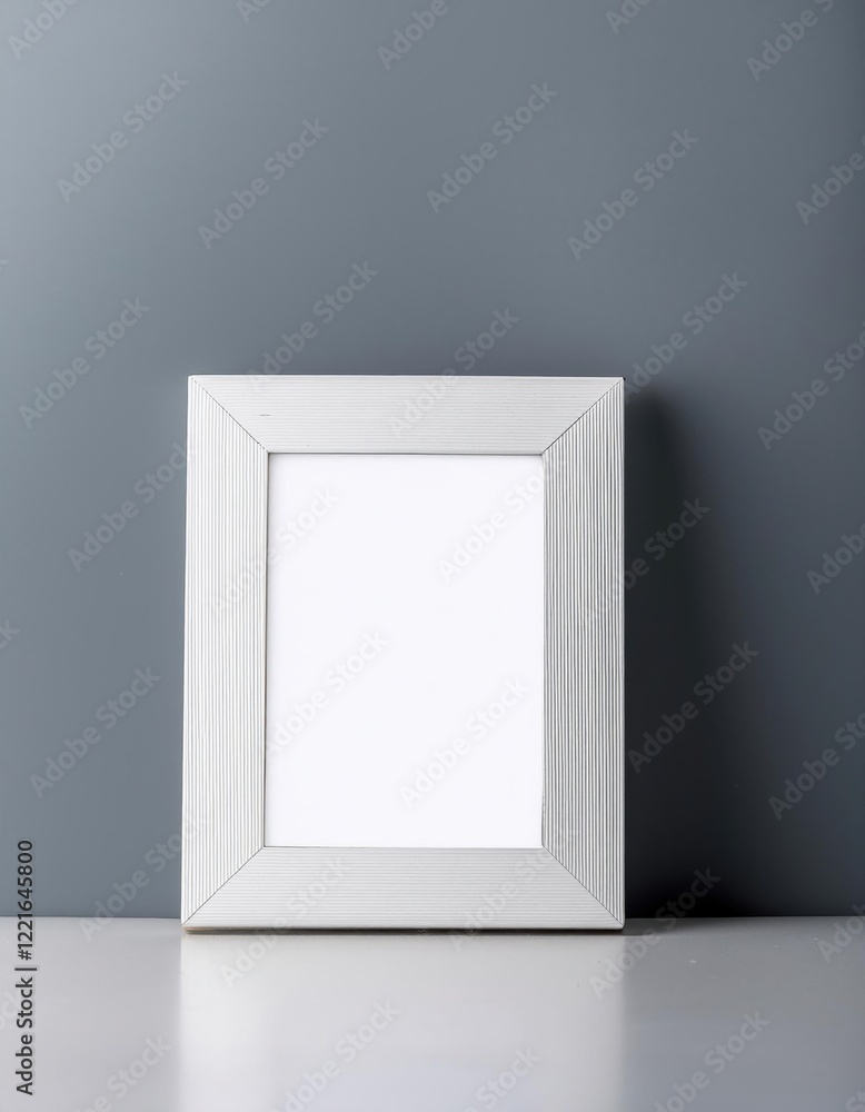 Elegant Blank Frame Awaits Your Cherished Memories on a Smooth Tabletop Elegant Blank Frame Awaits Your Cherished Memories on a Smooth Tabletop