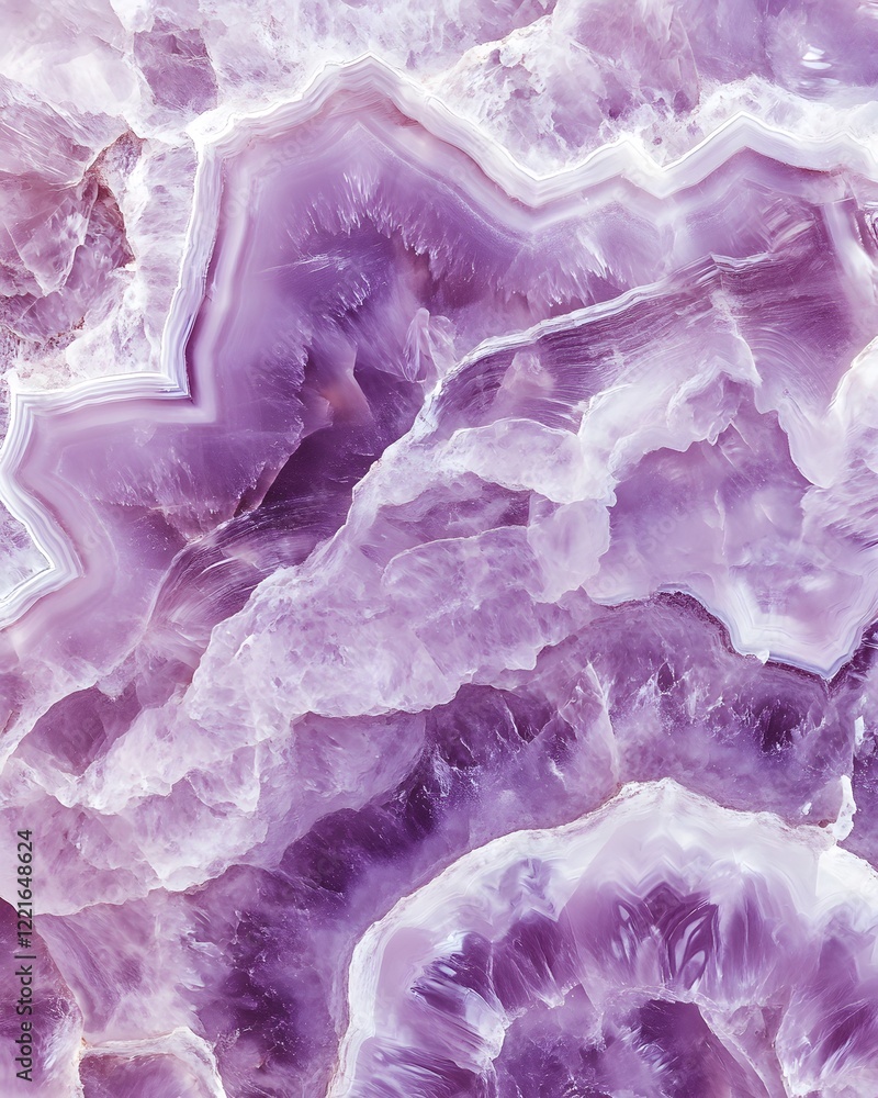 Polished Amethyst Geode Cross-Section Polished Amethyst Geode Cross-Section