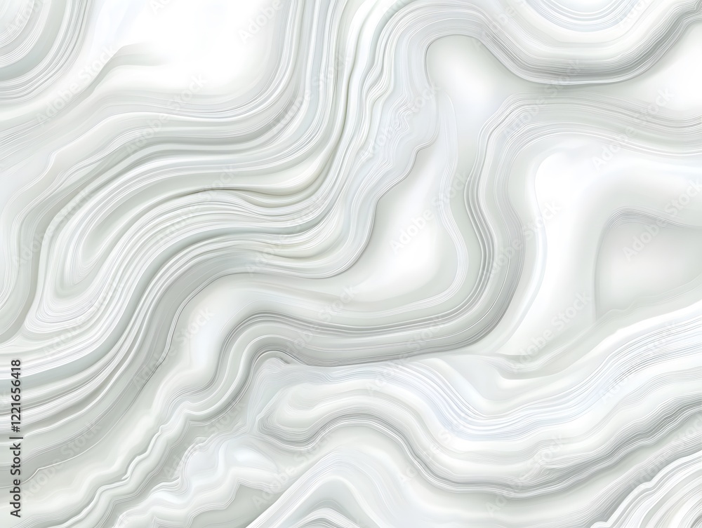 Obraz premium Abstract White and Grey Swirl Pattern